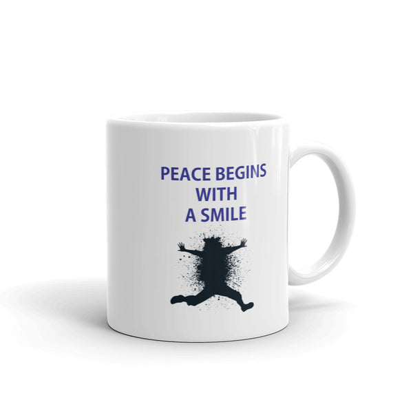 PEACE Begins With A SMILE Mug