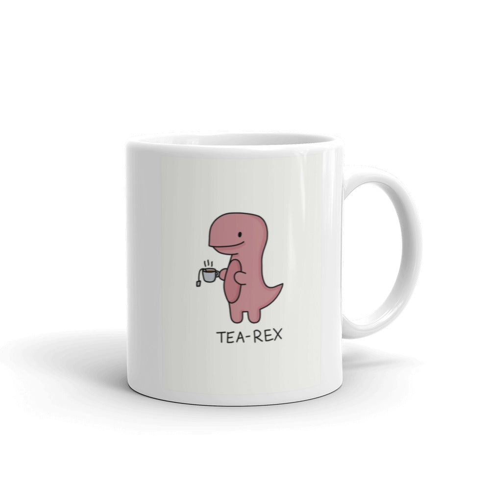 TEAREX TREX COFFEE Mug, Ceramic TRex Coffee Mug. Dinosaur Funny Coffee Mug For Kids