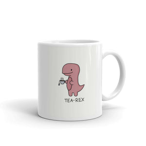 TEAREX TREX COFFEE Mug, Ceramic TRex Coffee Mug. Dinosaur Funny Coffee Mug For Kids