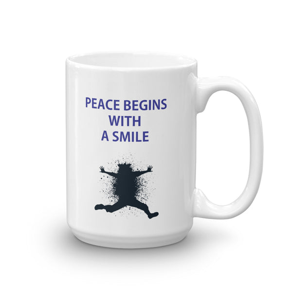 PEACE Begins With A SMILE Mug